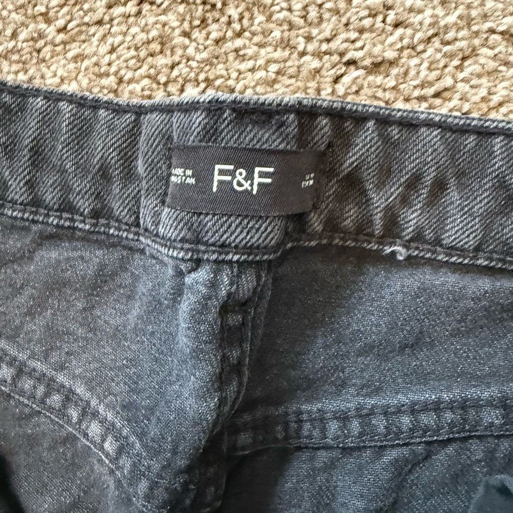 F&F Charcoal Denim Jeans